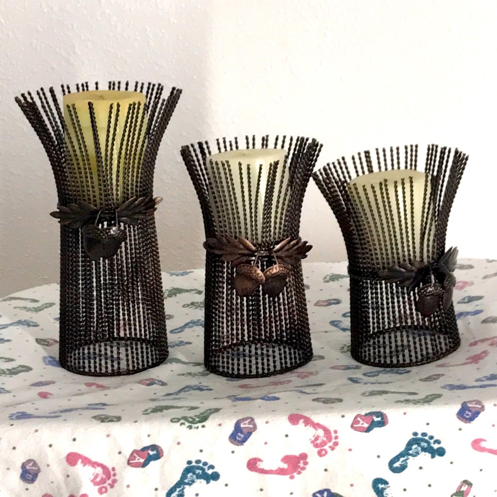 Three Set Candle holders